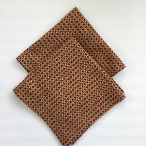 Euro Pillow Shams Geometric Red And Gold Unbranded.